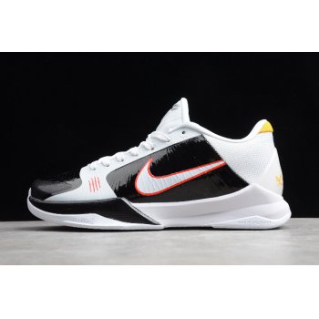 2020 Nike Kobe 5 Protro White Black-Red-Yellow CD4991-101 Shoes